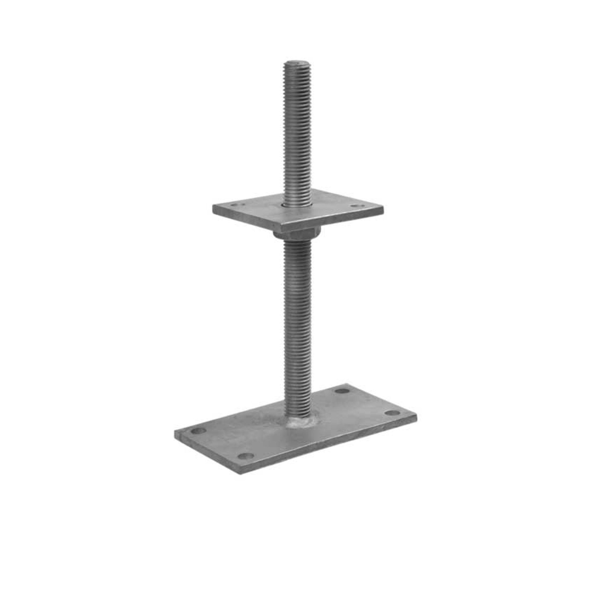 Pfostentr. Uni. / auf Beton / Höhe: 105 / M16/ feuer. Verzinkt 70 x 16 x 105