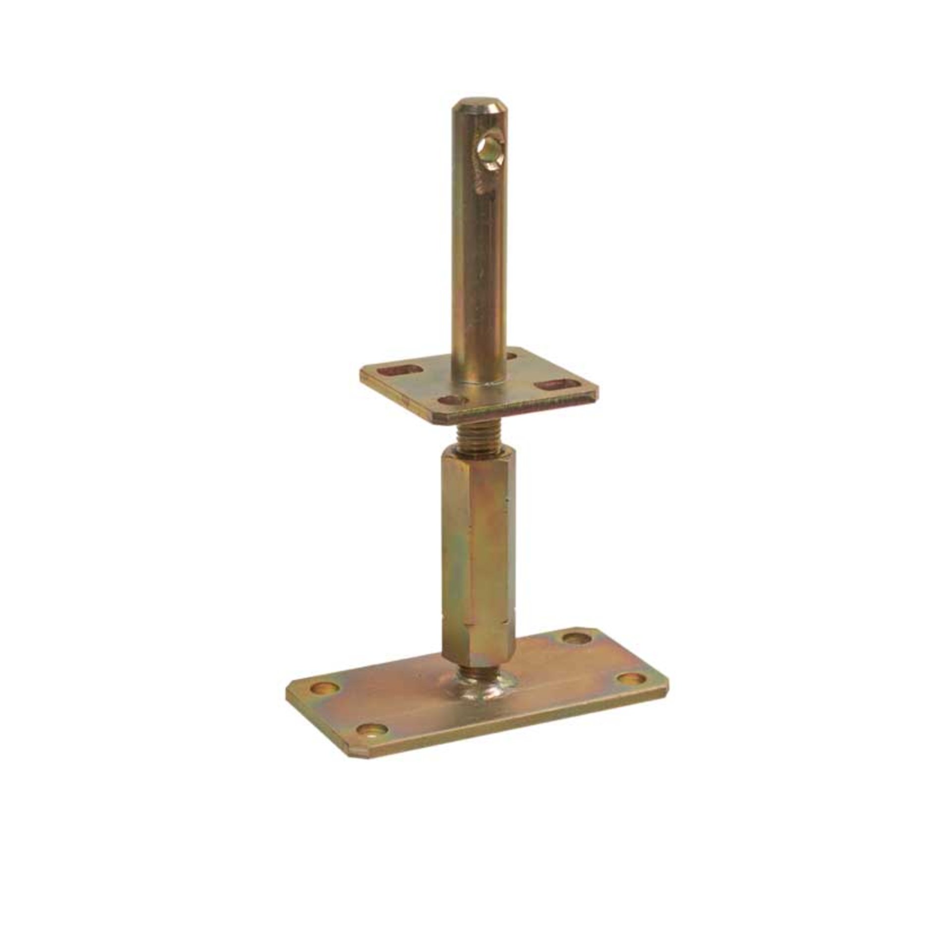 Pfostenträger Typ I ( Typ: Z) höhenverstellbar zum aufdübeln 80 x 140-210 x 24